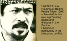 UNESCO Felix Houphouët-Boigny Peace Prize (1997) – Awarded for his role in promoting peace and dialogue in the Southern Philippines, particularly in the Mindanao conflict.
